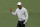 Tiger Woods waves after a birdie putt on the second hole during the third round at the Masters golf tournament on Saturday, April 9, 2022, in Augusta, Ga. (AP Photo/Matt Slocum)