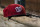 WASHINGTON, DC - AUGUST 17: A detailed view of a Washington Nationals hat resting on the wall of the dugout during the thirteenth inning of a game between the Washington Nationals and the Milwaukee Brewers at Nationals Park on August 17, 2019 in Washington, DC. (Photo by Scott Taetsch/Getty Images)