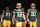 GREEN BAY, WI - SEPTEMBER 20:   Aaron Rodgers #12 and Jordan Love #10 of the Green Bay Packers walk onto the field before a game against the Detroit Lions at Lambeau Field on September 20, 2021 in Green Bay, Wisconsin.  The Packers defeated the Lions 35-17.  (Photo by Wesley Hitt/Getty Images)