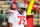 PISCATAWAY, NJ - OCTOBER 02:  Ohio State Buckeyes offensive lineman Thayer Munford (75)  warms up prior to the college football game between the Ohio State Buckeyes and Rutgers Scarlet Knights on October 2,2021 at SHI Stadium in Piscataway NJ.  (Photo by Rich Graessle/Icon Sportswire via Getty Images)