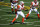 MOBILE, AL - FEBRUARY 05: American offensive lineman Braxton Jones of Southern Utah (77) during warm ups for the Reese's Senior Bowl on February 5, 2022 at Hancock Whitney Stadium in Mobile, Alabama. (Photo by Michael Wade/Icon Sportswire via Getty Images)