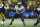 INDIANAPOLIS, IN - DECEMBER 04: Michigan Wolverines offensive lineman Andrew Stueber (71) blocks during the Big Ten Championship college football game against the Iowa Hawkeyes on Dec. 4, 2021 at Lucas Oil Stadium in Indianapolis, Indiana. (Photo by Joe Robbins/Icon Sportswire via Getty Images)