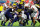 MIAMI GARDENS, FL - DECEMBER 31: Michigan Wolverines running back Hassan Haskins (25) runs with the ball during the Capital One Orange Bowl game between the Georgia Bulldogs and the Michigan Wolverines on December 31, 2021 at Hard Rock Stadium in Miami Gardens, Fl. (Photo by David Rosenblum/Icon Sportswire via Getty Images)