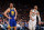 DENVER, CO - JANUARY 15:  Klay Thompson #11 of the Golden State Warriors and Jamal Murray #27 of the Denver Nuggets look on during the game on January 15, 2019 at the Pepsi Center in Denver, Colorado. NOTE TO USER: User expressly acknowledges and agrees that, by downloading and/or using this Photograph, user is consenting to the terms and conditions of the Getty Images License Agreement. Mandatory Copyright Notice: Copyright 2019 NBAE (Photo by Bart Young/NBAE via Getty Images)