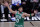 Boston Celtics forward Jayson Tatum (0) reacts to a referee's call during the first half of Game 3 of the team's NBA basketball first-round playoff series against the Brooklyn Nets, Saturday, April 23, 2022, in New York. (AP Photo/John Minchillo)