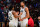 LOS ANGELES, CA - MARCH 29: Donovan Mitchell #45 speaks with Rudy Gobert #27 of the Utah Jazz during the game against the LA Clippers on March 29, 2022 at Crypto.Com Arena in Los Angeles, California. NOTE TO USER: User expressly acknowledges and agrees that, by downloading and/or using this Photograph, user is consenting to the terms and conditions of the Getty Images License Agreement. Mandatory Copyright Notice: Copyright 2022 NBAE (Photo by Adam Pantozzi/NBAE via Getty Images)