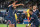 PARIS, FRANCE - APRIL 23: Lionel Messi (C)of Paris Saint-Germain celebrates his score with his teammates Marquinhos (L) and Neymar (R) during the French L1 football match between Paris Saint-Germain (PSG) and RC Lens at Parc des Princes stadium in Paris, France on April 23, 2022 (Photo by Mustafa Yalcin/Anadolu Agency via Getty Images)