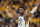 Utah Jazz guard Donovan Mitchell (45) reacts in the second half of Game 4 of an NBA basketball first-round playoff series against the Dallas Mavericks Saturday, April 23, 2022, in Salt Lake City. (AP Photo/Rick Bowmer)