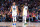 DENVER, CO - APRIL 24: Stephen Curry #30 and Draymond Green #23 of the Golden State Warriors look on against the Denver Nuggets during Round 1 Game 4 of the 2022 NBA Playoffs on April 24, 2022 at the Ball Arena in Denver, Colorado. NOTE TO USER: User expressly acknowledges and agrees that, by downloading and/or using this Photograph, user is consenting to the terms and conditions of the Getty Images License Agreement. Mandatory Copyright Notice: Copyright 2022 NBAE (Photo by Bart Young/NBAE via Getty Images)