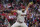 Arizona Diamondbacks starting pitcher Madison Bumgarner throws during the first inning of a baseball game against the St. Louis Cardinals Friday, April 29, 2022, in St. Louis. (AP Photo/Jeff Roberson)