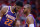 NEW ORLEANS, LOUISIANA - APRIL 24: Chris Paul #3 and Deandre Ayton #22 of the Phoenix Suns talk against the New Orleans Pelicans during Game Four of the Western Conference First Round NBA Playoffs at the Smoothie King Center on April 24, 2022 in New Orleans, Louisiana. NOTE TO USER: User expressly acknowledges and agrees that, by downloading and or using this Photograph, user is consenting to the terms and conditions of the Getty Images License Agreement. (Photo by Jonathan Bachman/Getty Images)