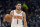 Phoenix Suns guard Devin Booker (1) moves the ball up court against the Dallas Mavericks during the first half of Game 6 of an NBA basketball second-round playoff series, Thursday, May 12, 2022, in Dallas. (AP Photo/Tony Gutierrez)