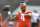 Cleveland Browns quarterback Deshaun Watson throws a pass during NFL football practice at the team's training facility Wednesday, May 25, 2022, in Berea, Ohio. (AP Photo/Ron Schwane)