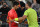 Spain's Rafael Nadal (R) shakes hands with Serbia's Novak Djokovic (L) after winning at the end of their men's singles match on day ten of the Roland-Garros Open tennis tournament at the Court Philippe-Chatrier in Paris early June 1, 2022. (Photo by Anne-Christine POUJOULAT / AFP) (Photo by ANNE-CHRISTINE POUJOULAT/AFP via Getty Images)