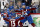 DENVER, COLORADO - MAY 31: Nathan MacKinnon #29 of the Colorado Avalanche celebrates with teammates Gabriel Landeskog #92 and Valeri Nichushkin #13 after scoring a goal against the Edmonton Oilers during the first period in Game One of the Western Conference Final of the 2022 Stanley Cup Playoffs at Ball Arena on May 31, 2022 in Denver, Colorado. (Photo by Justin Edmonds/Getty Images)