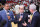 MIAMI, FLORIDA - MAY 19:  ESPN Analysts, Mark Jackson, Jeff Van Gundy, and Mike Breen look on prior to Game Two of the 2022 NBA Playoffs Eastern Conference Finals between the Miami Heat and the Boston Celtics at FTX Arena on May 19, 2022 in Miami, Florida. NOTE TO USER: User expressly acknowledges and agrees that, by downloading and or using this photograph, User is consenting to the terms and conditions of the Getty Images License Agreement. (Photo by Michael Reaves/Getty Images)