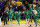 SAN FRANCISCO, CA - JUNE 2: The Boston Celtics react to a play during Game One of the 2022 NBA Finals against the Golden State Warriors on June 2, 2022 at Chase Center in San Francisco, California. NOTE TO USER: User expressly acknowledges and agrees that, by downloading and or using this photograph, user is consenting to the terms and conditions of Getty Images License Agreement. Mandatory Copyright Notice: Copyright 2022 NBAE (Photo by Joe Murphy/NBAE via Getty Images)