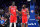 PHILADELPHIA, PA - MAY 8: Joel Embiid #21 of the Philadelphia 76ers and James Harden #1 of the Philadelphia 76ers talk during Game 4 of the 2022 NBA Playoffs Eastern Conference Semifinals on May 8, 2022 at Wells Fargo Center in Philadelphia, Pennsylvania. NOTE TO USER: User expressly acknowledges and agrees that, by downloading and/or using this Photograph, user is consenting to the terms and conditions of the Getty Images License Agreement. Mandatory Copyright Notice: Copyright 2022 NBAE (Photo by Jesse D. Garrabrant/NBAE via Getty Images)