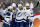 DENVER, COLORADO - JUNE 15: Nicholas Paul #20 of the Tampa Bay Lightning celebrates with teammates after scoring a goal against the Colorado Avalanche during the first period in Game One of the 2022 Stanley Cup Final at Ball Arena on June 15, 2022 in Denver, Colorado. (Photo by Justin Edmonds/Getty Images)