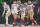 GREEN BAY, WISCONSIN - JANUARY 22: Safety Talanoa Hufanga #29 of the San Francisco 49ers is congratulated by teammates after recovering a blocked punt and running the ball in for a touchdown during the 4th quarter of the NFC Divisional Playoff game against the Green Bay Packers at Lambeau Field on January 22, 2022 in Green Bay, Wisconsin. (Photo by Quinn Harris/Getty Images)