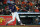 HOUSTON, TEXAS - JUNE 12: Jeremy Pena #3 of the Houston Astros singles in the sixth inning against the Miami Marlins at Minute Maid Park on June 12, 2022 in Houston, Texas. (Photo by Bob Levey/Getty Images)