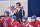 MONTREAL, QUEBEC - JUNE 18:  Assistant coach Luke Richardson of the Montreal Canadiens assumes head coaching responsibilities against the Vegas Golden Knights during the first period in Game Three of the Stanley Cup Semifinals of the 2021 Stanley Cup Playoffs at Bell Centre on June 18, 2021 in Montreal, Quebec. Head coach Dominique Ducharme , tested positive for COVID-19 earlier in the day. (Photo by Minas Panagiotakis/Getty Images)