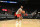 ATLANTA, GA - DECEMBER 13: John Wall #1 of the Houston Rockets warms up before the game against the Atlanta Hawks on December 13, 2021 at State Farm Arena in Atlanta, Georgia.  NOTE TO USER: User expressly acknowledges and agrees that, by downloading and/or using this Photograph, user is consenting to the terms and conditions of the Getty Images License Agreement. Mandatory Copyright Notice: Copyright 2021 NBAE (Photo by Adam Hagy/NBAE via Getty Images)