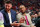 PORTLAND, OREGON - APRIL 10: Jusuf Nurkic #27 and Damian Lillard #0 of the Portland Trail Blazers react during the first quarter against the Utah Jazz at Moda Center on April 10, 2022 in Portland, Oregon. NOTE TO USER: User expressly acknowledges and agrees that, by downloading and or using this photograph, User is consenting to the terms and conditions of the Getty Images License Agreement. (Photo by Abbie Parr/Getty Images)