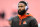 CLEVELAND, OHIO - OCTOBER 17: Odell Beckham Jr. #13 of the Cleveland Browns looks on during warm ups prior to the game against the Arizona Cardinals at FirstEnergy Stadium on October 17, 2021 in Cleveland, Ohio. (Photo by Emilee Chinn/Getty Images)