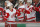 NEWARK, NJ - APRIL 24: Tyler Bertuzzi #59 of the Detroit Red Wings is congratulated as he returns to the bench after scoring an empty net goal during the third period against the New Jersey Devils at the Prudential Center on April 24, 2022 in Newark, New Jersey. The Red Wings defeated the Devils 3-0. (Photo by Christopher Pasatieri/NHLI via Getty Images)