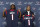 Houston Texans NFL football first-round draft picks offensive lineman Kenyon Green, left, and cornerback Derek Stingley Jr. pose with their jerseys during a news conference Friday, April 29, 2022, in Houston. (AP Photo/David J. Phillip)
