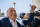 TOPSHOT - Former FIFA president Sepp Blatter gives a thumb up as he leaves Switzerland's Federal Criminal Court after the verdict of his trial over a suspected fraudulent payment, in the southern Switzerland city of Bellinzona, on July 8, 2022. - Sepp Blatter and Michel Platini, once the chiefs of world and European football, were acquitted by a Swiss court on July 8, 2022 following a trial over a suspected fraudulent payment. (Photo by Fabrice COFFRINI / AFP) (Photo by FABRICE COFFRINI/AFP via Getty Images)