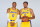 EL SEGUNDO, CA - SEPTEMBER 28: Russell Westbrook #0 and Talen Horton-Tucker #5 of the Los Angeles Lakers pose for a portrait during NBA Media day at UCLA Health Training Center on September 28, 2021 in El Segundo, California. NOTE TO USER: User expressly acknowledges and agrees that, by downloading and/or using this Photograph, user is consenting to the terms and conditions of the Getty Images License Agreement. Mandatory Copyright Notice: Copyright 2021 NBAE (Photo by Adam Pantozzi/NBAE via Getty Images)