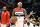 WASHINGTON, DC - JANUARY 25: Bradley Beal #3 of the Washington Wizards reacts to a call in the fourth quarter during the game against the LA Clippers at Capital One Arena on January 25, 2022 in Washington, DC. NOTE TO USER: User expressly acknowledges and agrees that, by downloading and or using this photograph, User is consenting to the terms and conditions of the Getty Images License Agreement.  (Photo by G Fiume/Getty Images)