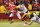 KANSAS CITY, MISSOURI - JANUARY 16: Patrick Mahomes #15 of the Kansas City Chiefs is sacked by Alex Highsmith #56 of the Pittsburgh Steelers in the second quarter in the NFC Wild Card Playoff game at Arrowhead Stadium on January 16, 2022 in Kansas City, Missouri. (Photo by David Eulitt/Getty Images)