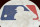 WASHINGTON, DC - JUNE 12: The MLB logo in the on deck circle during the game between the Washington Nationals and the Milwaukee Brewers at Nationals Park on June 12, 2022 in Washington, DC. (Photo by G Fiume/Getty Images)