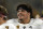Arizona State offensive lineman Dohnovan West smiles from the sideline during the second half of an NCAA college football game against UCLA Saturday, Oct. 2, 2021, in Pasadena, Calif. Arizona State won 42-23. (AP Photo/Mark J. Terrill)