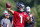 FLOWERY BRANCH, GA - JULY 28: Marcus Mariota #1 of Atlanta Falcons passes during a training camp practice on July 28, 2022 at IBM Performance Field in Flowery Branch, Georgia. (Photo by Todd Kirkland/Getty Images)