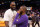 PHOENIX, ARIZONA - APRIL 05: LeBron James #6 of the Los Angeles Lakers talks with Chris Paul #3 of the Phoenix Suns following the NBA game at Footprint Center on April 05, 2022 in Phoenix, Arizona.  The Suns defeated the Lakers 121-110. NOTE TO USER: User expressly acknowledges and agrees that, by downloading and or using this photograph, User is consenting to the terms and conditions of the Getty Images License Agreement. (Photo by Christian Petersen/Getty Images)