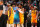 CHARLOTTE, NC - MARCH 25: LaMelo Ball #2 of the Charlotte Hornets embraces Donovan Mitchell #45 of the Utah Jazz after the game on March 25, 2022 at Spectrum Center in Charlotte, North Carolina. NOTE TO USER: User expressly acknowledges and agrees that, by downloading and or using this photograph, User is consenting to the terms and conditions of the Getty Images License Agreement. Mandatory Copyright Notice: Copyright 2022 NBAE (Photo by Kent Smith/NBAE via Getty Images)