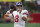 New York Giants quarterback Daniel Jones (8) passes prior to a preseason NFL football game between New York Giants and the New England Patriots, Thursday, Aug. 11, 2022, in Foxborough, Mass. (AP Photo/Charles Krupa)