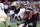 ATLANTA, GEORGIA - JANUARY 09: Alvin Kamara #41 of the New Orleans Saints runs with the ball during the second quarter in the game against the Atlanta Falcons at Mercedes-Benz Stadium on January 09, 2022 in Atlanta, Georgia. (Photo by Todd Kirkland/Getty Images)