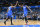 ORLANDO, FL - MARCH 2:  Mo Bamba #5 of the Orlando Magic high fives Wendell Carter Jr. #34 of the Orlando Magic during the game against the Indiana Pacers on March 2, 2022 at Amway Center in Orlando, Florida. NOTE TO USER: User expressly acknowledges and agrees that, by downloading and or using this photograph, User is consenting to the terms and conditions of the Getty Images License Agreement. Mandatory Copyright Notice: Copyright 2022 NBAE (Photo by Gary Bassing/NBAE via Getty Images)