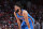 PORTLAND, OR - FEBRUARY 4: Kenrich Williams #34 of the Oklahoma City Thunder looks on during the game against the Portland Trail Blazers on February 4, 2022 at the Moda Center Arena in Portland, Oregon. NOTE TO USER: User expressly acknowledges and agrees that, by downloading and or using this photograph, user is consenting to the terms and conditions of the Getty Images License Agreement. Mandatory Copyright Notice: Copyright 2022 NBAE (Photo by Sam Forencich/NBAE via Getty Images)