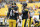 Pittsburgh Steelers quarterback Mitch Trubisky (10) hugs center Mason Cole (61) before a preseason NFL football game, Saturday, Aug. 13, 2022, in Pittsburgh, PA. (AP Photo/Matt Durisko)