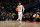 ATLANTA, GA - JANUARY 30: Russell Westbrook #0 of the Los Angeles Lakers dribbles the ball during the game against the Atlanta Hawks on January 30, 2022 at State Farm Arena in Atlanta, Georgia.  NOTE TO USER: User expressly acknowledges and agrees that, by downloading and/or using this Photograph, user is consenting to the terms and conditions of the Getty Images License Agreement. Mandatory Copyright Notice: Copyright 2022 NBAE (Photo by Scott Cunningham/NBAE via Getty Images)