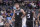 SACRAMENTO, CA - FEBRUARY 9: Domantas Sabonis #10 and De'Aaron Fox #5 of the Sacramento Kings high five during the game against the Minnesota Timberwolves on February 9, 2022 at Golden 1 Center in Sacramento, California. NOTE TO USER: User expressly acknowledges and agrees that, by downloading and or using this photograph, User is consenting to the terms and conditions of the Getty Images Agreement. Mandatory Copyright Notice: Copyright 2022 NBAE (Photo by Rocky Widner/NBAE via Getty Images)