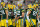 GREEN BAY, WISCONSIN - SEPTEMBER 18: Aaron Rodgers #12 of the Green Bay Packers warms up before the game against the Chicago Bears at Lambeau Field on September 18, 2022 in Green Bay, Wisconsin. (Photo by Michael Reaves/Getty Images)