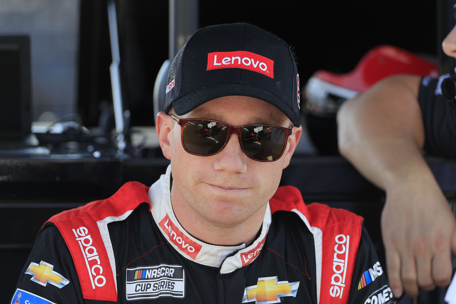 FORT WORTH, TX - SEPTEMBER 24: Tyler Reddick (#8 Richard Childress Racing Lenovo/ThinkEdge Chevrolet) looks on during Saturday morning practice for the NASCAR Cup Series Playoff Autotrader EchoPark Automotive 500 race on September 24, 2022 at Texas Motor Speedway in Fort Worth, Texas. (Photo by David J. Griffin/Icon Sportswire via Getty Images)