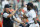 DETROIT, MI -  AUGUST 21:  Manager A.J. Hinch #14 of the Detroit Tigers celebrates with Akil Baddoo #60 after a win over the Los Angeles Angels at Comerica Park on August 21, 2022, in Detroit, Michigan. (Photo by Duane Burleson/Getty Images)